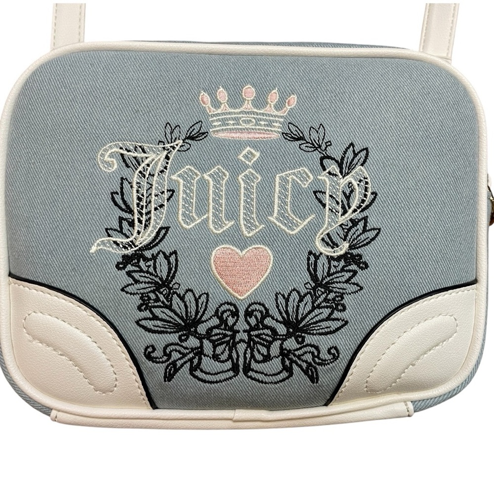 Juicy Couture Denim Heritage Crossbody NWT - Picture 11 of 16